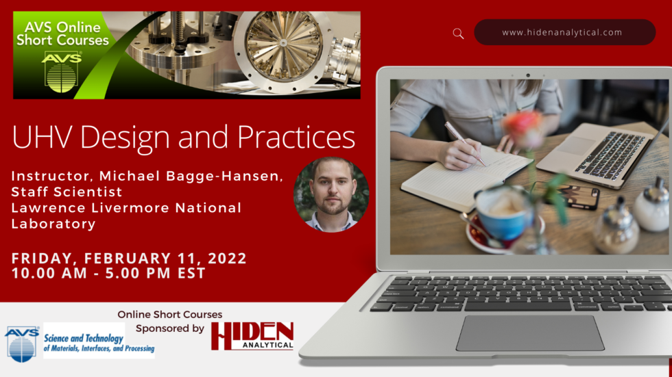 AVS Online Short Course UHV Design and Practices