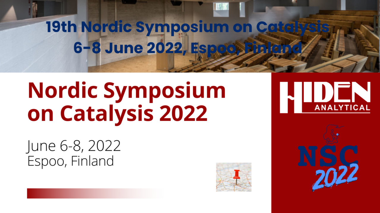 Nordic Symposium on Catalysis 2022 Hiden Analytical