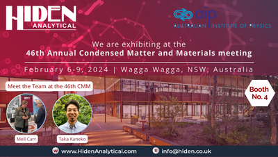Join us at the 46th Annual Condensed Matter and Materials Meeting
