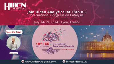 David Lundie to Exhibit for Hiden Analytical at ICC 2024