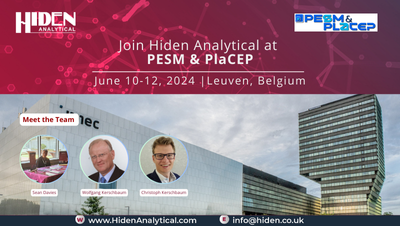 Join Hiden Analytical at PESM/PlaCEP 2024