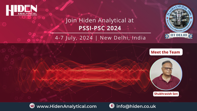 See Hiden Analytical at PSSI-PSC2024